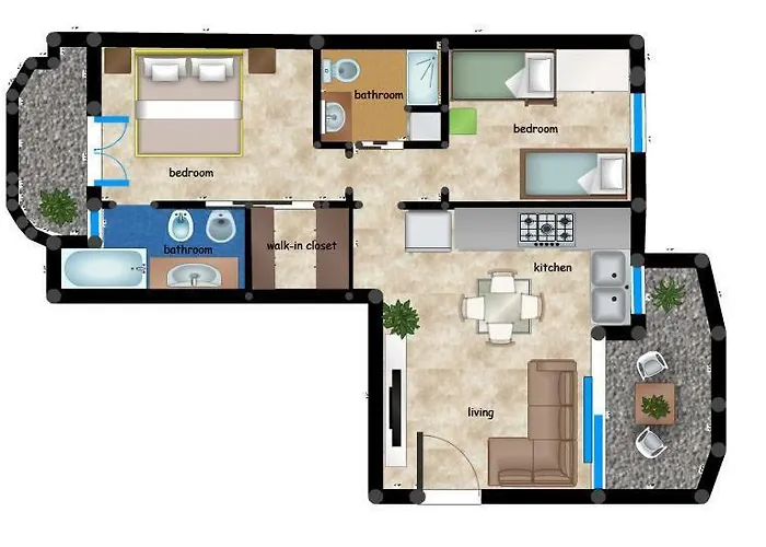 Appartamento Viserba Mare/fiera *