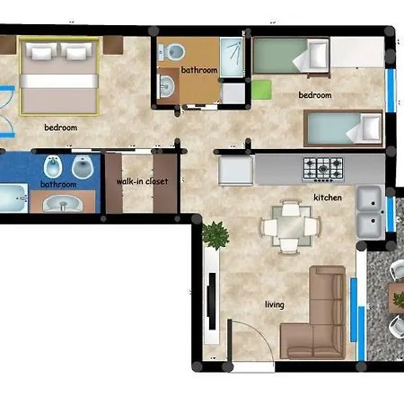 Apartamento Viserba Mare/fiera *