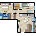 Apartament Viserba Mare/fiera *
